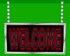 Welcome Hanging Sign