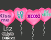 zil. Valentines balloons