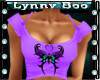 Lavender Butterfly Top