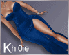 K Blue Velvet gown
