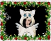 Xmas Angel Kitty White