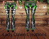 Green Skull Pants
