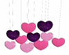 Pink Black Party Hearts
