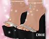 Black Cross Heels
