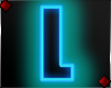 Neon Letter L