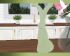 Green Bunny Statue