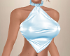Gina Icy Blue Halter Top