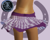 (MSis)Purple Check Skirt