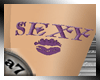 tatto Thigh SEXY Purple1