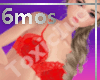 [T] 6 Mos Red Lingerie