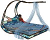 PATCHWORK BED W POSES
