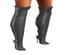GREY STILETTO BOOTS