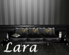 luxurious sofa black