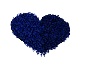 Heart Rug Blue