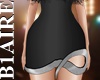 B1l Black Glitt Skirt