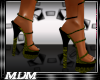 (M)~AlligatorGreen heels
