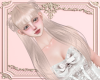 irona blond bangs