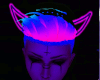 Purple Neon Horns Glow