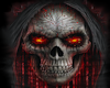 Red Reaper Skull