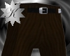 {K} Classic Brown Pants