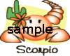 *J* scorpio sticker