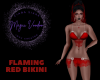 Flaming Red Bikini