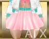 § pink skirt