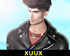 X | Leather Coat