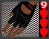 J9~Black Leather Gloves
