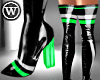 ⓦ RACE ME! Green BOOTS
