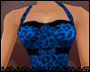 ~D~ Leopard Dress Blue