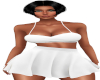 Stacy 2Pc White Dress