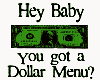 Dollar Menu sticker