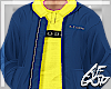 Ⱥ" Blue Yellow Jacket