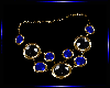 Blue Black Jewelry Set