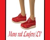 LV/ M  Red  Loafers