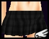 [S]A1 Skirt- Check Black