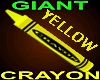 Giant Yellow Crayon