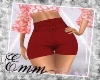 !E! Ruby Red Shorts