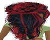 black red braids