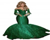 Green Velvet Gown