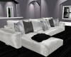 White Grey Sofa