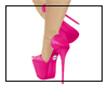 Platform heels-hotpink