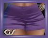 GS Purple Satin Shorts