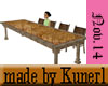 ^KK^Table Arabic Wood 