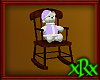 Teddy Chair Purple/Brown