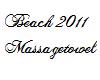 Beach 2011 Massagetowel