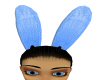 Light Blue bunny ears