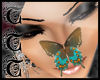 TTT Nose Butterfly ~Teal