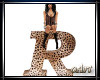 Leopard Letter R